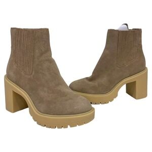 Dolce Vita | Boots Caster H2O Waterproof Suede Pull On Chunky- Size 8 Wide